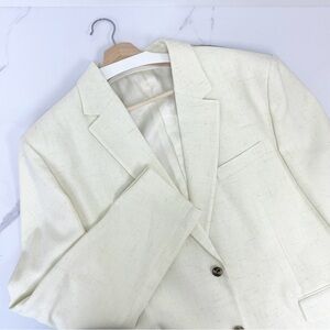 Versace Broccoli Sea Silk Blazer